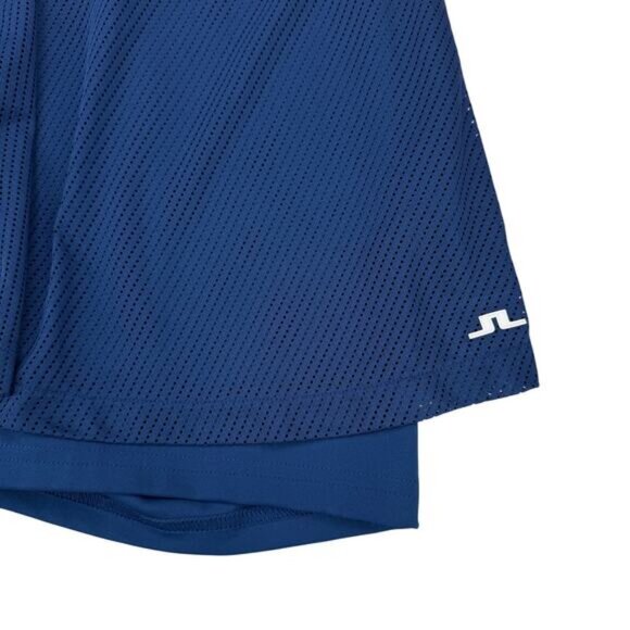 J.LINDEBERG Marcy Mesh Golf Skirt Size Medium Blue - Picture 6 of 8
